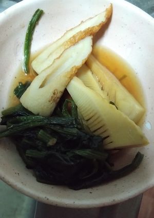 タケノコと菜っ葉のさっと煮-レシピのメイン写真