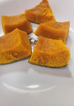 かぼちゃ(こだわり)のレンジ蒸し-レシピのメイン写真