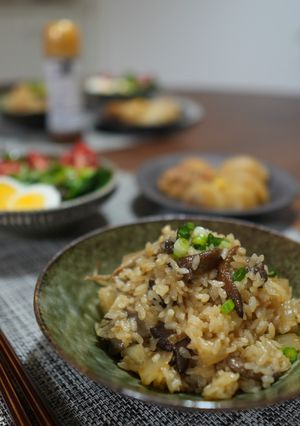 ひらたけと大根の和風リゾット-レシピのメイン写真