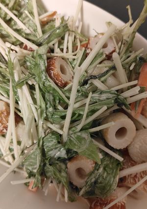 水菜サラダ-レシピのメイン写真