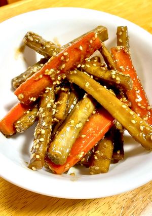 太切りごぼうの醤油麹きんぴら-レシピのメイン写真