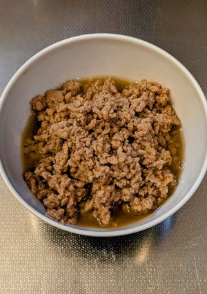 tacookつゆだく肉そぼろ-レシピのメイン写真