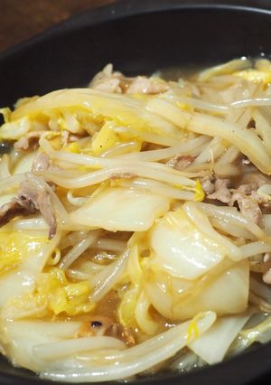 白菜ともやしのトロみ炒め-レシピのメイン写真