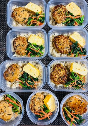 作り置き弁当　-レシピのメイン写真