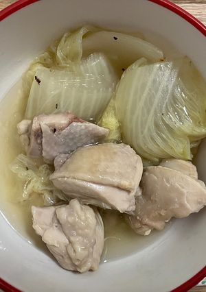 白菜と鶏ももの塩ダレ煮-レシピのメイン写真