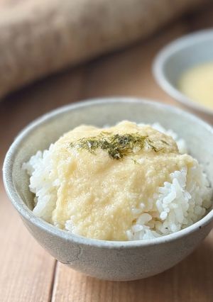簡単♪長芋のとろろ／コク旨たまご入り-レシピのメイン写真