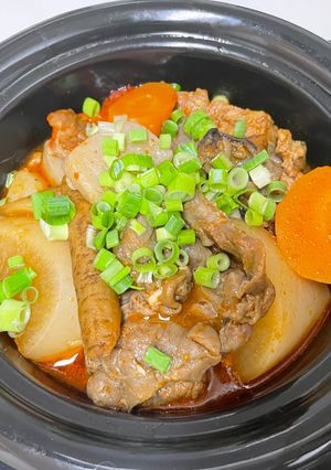 牛筋と根菜の韓国風煮込み-レシピのメイン写真