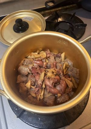 ホタルイカとこんにゃくの煮物-レシピのメイン写真