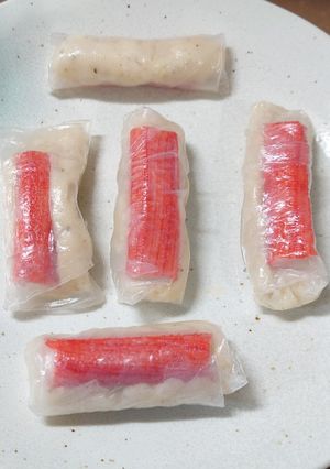 カニカマ&ポテサラ生春巻き(簡単おかず)-レシピのメイン写真
