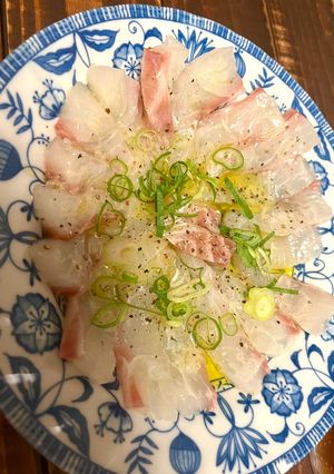♡簡単 白身魚(真鯛)のカルパッチョ-レシピのメイン写真