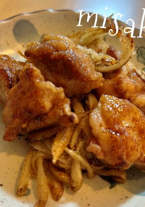 鶏とゴボウの甘辛和え☆-レシピのメイン写真