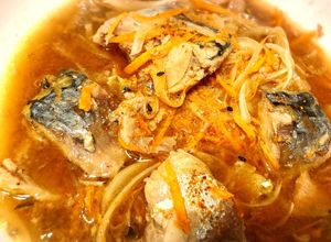 レンチンで♡鯖缶でサッパリ鯖の南蛮漬け-レシピのメイン写真