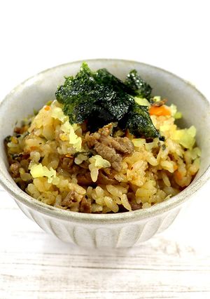 お手軽レシピ★キンパ風炊き込みご飯-レシピのメイン写真