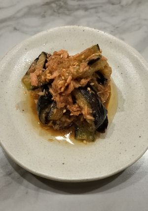 レンジで簡単!ナスのシーチキン漬け-レシピのメイン写真