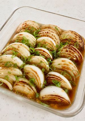 ご飯がすすむ♪新玉ねぎの旨ダレ漬け♪-レシピのメイン写真