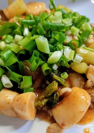 セロリ、エリンギ、鶏の麻辣炒め-レシピのメイン写真