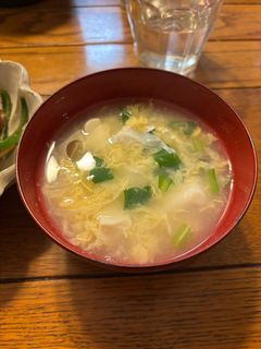 豆腐としめじの中華卵スープ-レシピのメイン写真