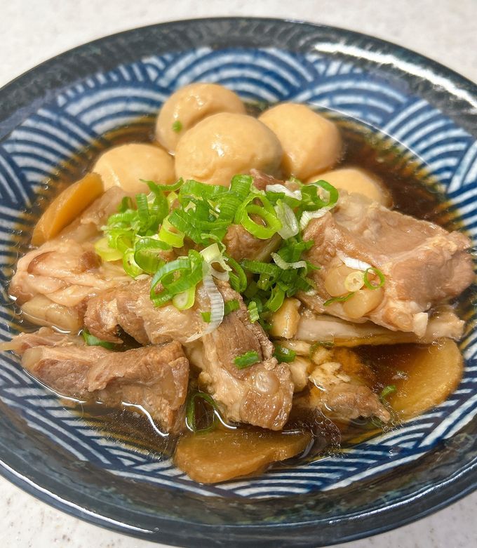 圧力鍋で♪豚バラ軟骨と里芋のチャーシュー風煮込み-レシピのメイン写真