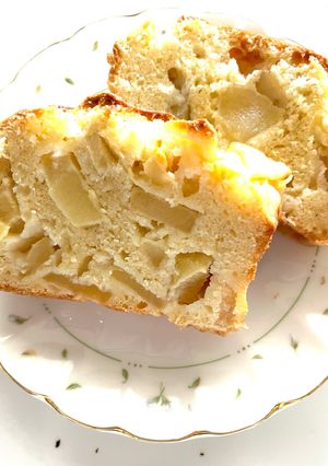 米粉のりんごケーキ⓵-レシピのメイン写真
