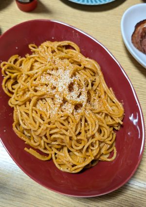 生クリームなしで！トマトクリームパスタ-レシピのメイン写真