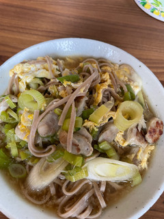 ハーブソーセージのかき玉蕎麦-レシピのメイン写真