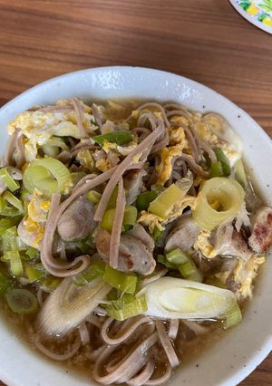 ハーブソーセージのかき玉蕎麦-レシピのメイン写真
