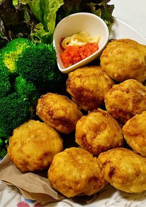 ふわっふわ♪レンコンチキンナゲット-レシピのメイン写真