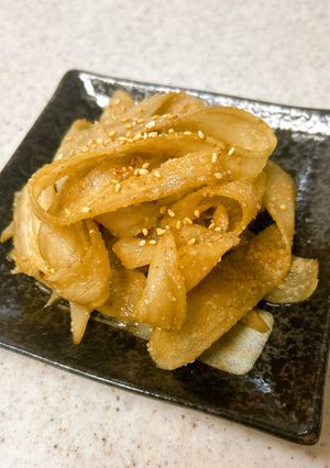 レンジで簡単♪ヒラヒラごぼうのナムル-レシピのメイン写真