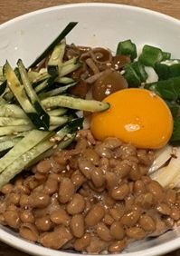 ピリ辛ネバネバ混ぜうどん-レシピのメイン写真
