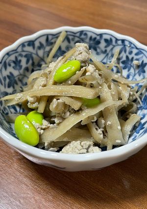 そぼろ豆腐の塩きんぴら-レシピのメイン写真