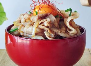 簡単♪豚丼☆今日の夕食!寒い日に豚バラ丼-レシピのメイン写真
