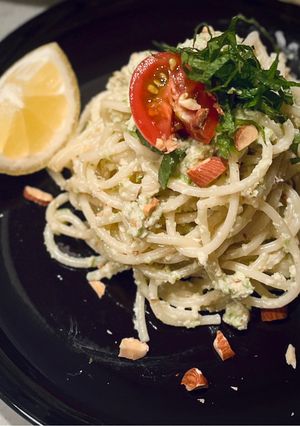 にんじん葉の茎ジェノベーゼ-レシピのメイン写真