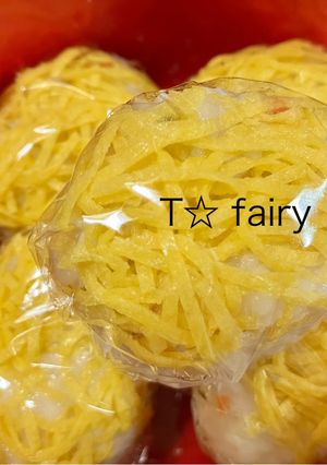 食育☆アルファ化米五目ごはんのプチむすび-レシピのメイン写真
