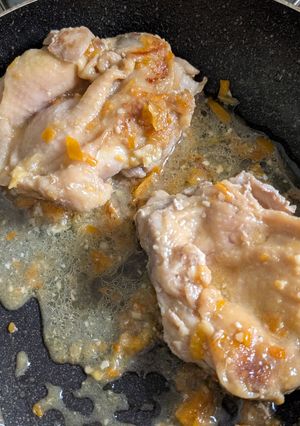 簡単★昼食！鶏肉ステーキ金柑ジャムソース-レシピのメイン写真
