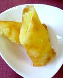金時芋とりんごの春巻き（透析食）