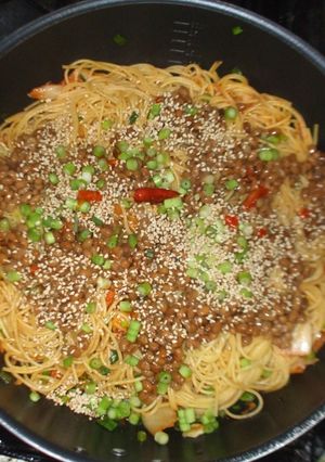 納豆キムチパスタ♪簡単-レシピのメイン写真