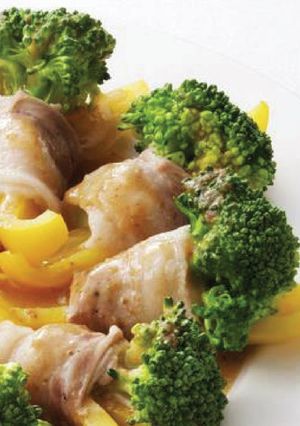 ブロッコリーと黄パプリカの豚肉巻きサラダ-レシピのメイン写真