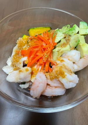 野菜とタンパク質の温サラダ-レシピのメイン写真