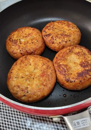 大きめがんもの焼肉のタレ焼き-レシピのメイン写真