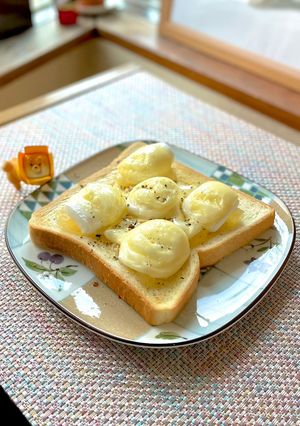 りんごジャム♡マシュマロチーズトースト-レシピのメイン写真
