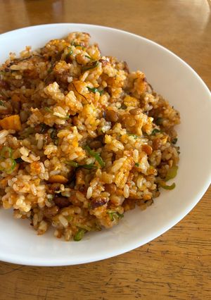 ピリ辛納豆チャーハン-レシピのメイン写真
