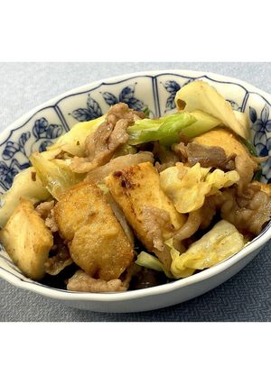 豚肉と厚揚げのピリ辛炒め★動画あり★-レシピのメイン写真