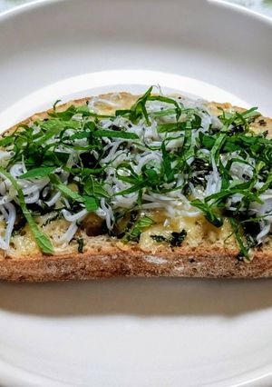 ランチに！しらすと大葉のタルティーヌ-レシピのメイン写真