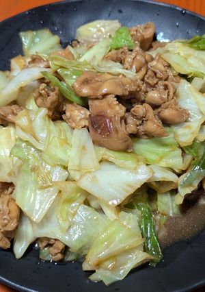 鳥ハラミで作る簡単鶏（けい）ちゃん焼き-レシピのメイン写真