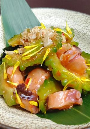 たこキムチのゴーヤ和え-レシピのメイン写真