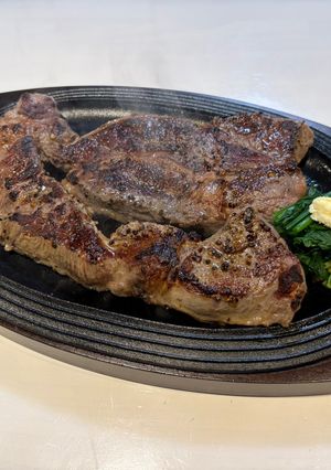 家庭で出来る鉄板ステーキ-レシピのメイン写真