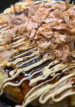 簡単!時短!お粥でdeふわとろお好み焼き-レシピのメイン写真