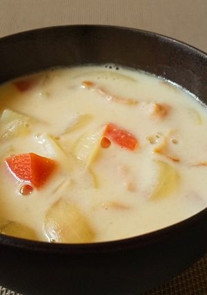 ◆冬あったか♡京風クリーミー味噌スープ◆-レシピのメイン写真