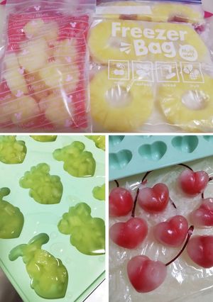 缶詰の活用♪缶詰フルーツの冷凍保存-レシピのメイン写真