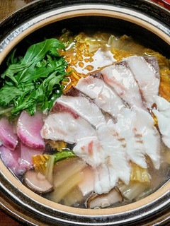 鰤と鯛のにんにく和洋折衷鍋&すだちポン酢-レシピのメイン写真